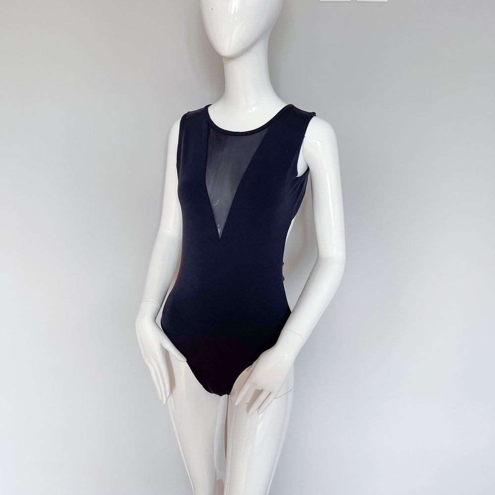 SOLOW x Daniella Clarke Cutout Bodysuit Backless Black Size S